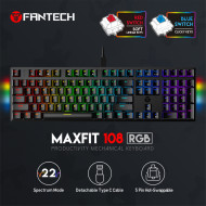 FANTECH MK855 Maxfit108 RGB Mechanical Keyboard