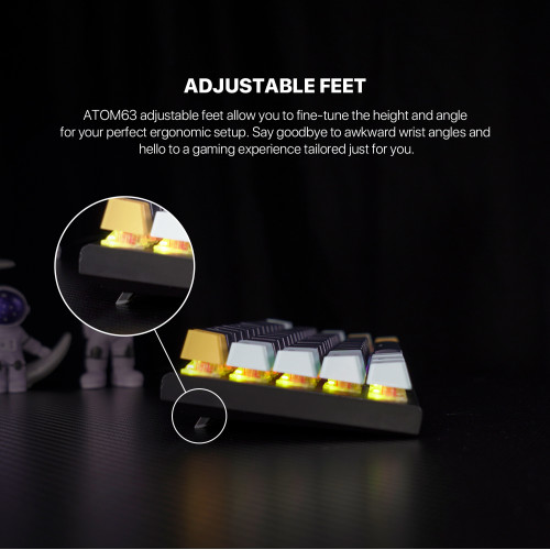 FANTECH MK874V2 ATOM63 MIZU EDITION Mechanical Gaming Keyboard
