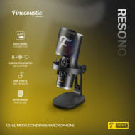 FANTECH WFM1 Finecoustic RESONO Dual Mode Wireless Condenser Microphone