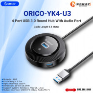 ORICO YK4-U3 4 Ports USB 3.0 HUB With AUX Port