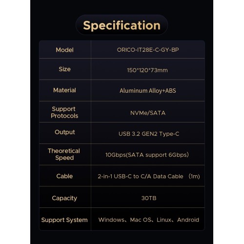 ORICO IT28E-C