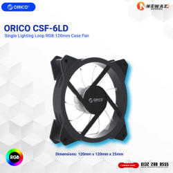 ORICO CSF-6LD Single Lighting Loop RGB 120mm Case Fan
