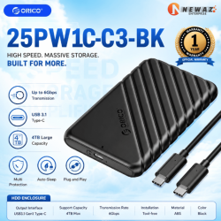 ORICO 25PW1C-C3 Type-C 2.5 Inch SSD Enclosure