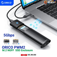 ORICO PWM2 USB3.2 Gen1 Type-C M.2 NGFF SATA SSD Enclosure