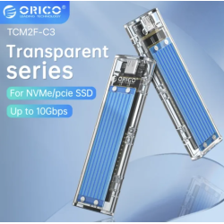ORICO TCM2F-C3 M.2 NGFF USB3.1 Transparent  SSD Enclosure