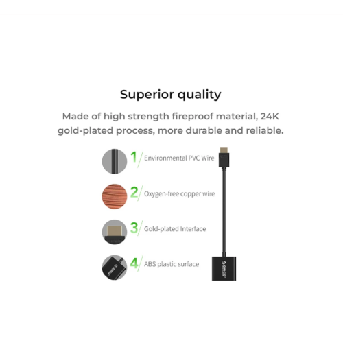 ORICO DHTV-C20 HDMI Male To VGA Female Converter