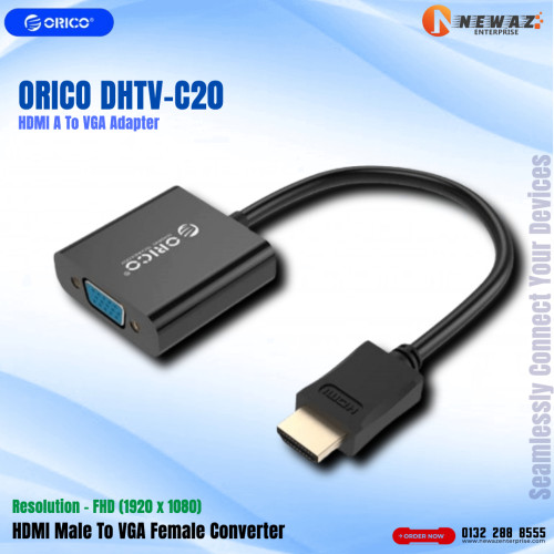 ORICO DHTV-C20 HDMI Male To VGA Female Converter