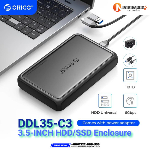 ORICO DDL35-C3 3.5 Inch SSD HDD Enclosure