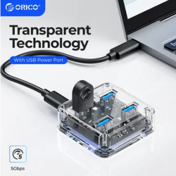 ORICO MH4UC-C3 4-Port Clear USB3.0 Hub