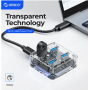 ORICO MH4UC-C3 4-Port Clear USB3.0 Hub