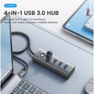 ORICO PDD4U-U3 4 Port 5Gbps USB 3.0 Hub