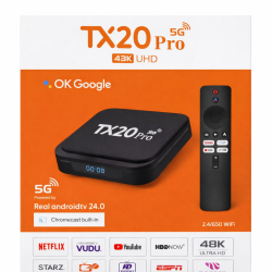 TX20 Pro 5G 4K UHD Android TV Box