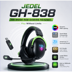 JEDEL GH-838 Tri-Mode RGB Gaming Headset