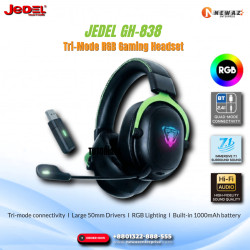JEDEL GH-838 Tri-Mode RGB Gaming Headset