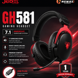 JEDEL GH581 RGB Lighting Gaming Headset With Dynamic ANC Microphone