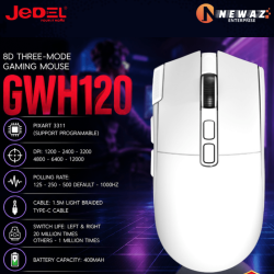 JEDEL GWH120 Tri-Mode Wireless Gaming Mouse