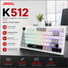 JEDEL K512 RGB Wired Silent Membrane Keyboard