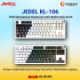 JEDEL KL-106 RGB Mechanical Keyboard With Multimedia Knob