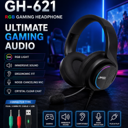 JEDEL GH 621 Static RGB Wired Gaming Headset