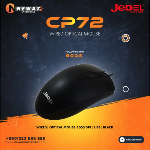 JEDEL CP72 USB Wired Mouse