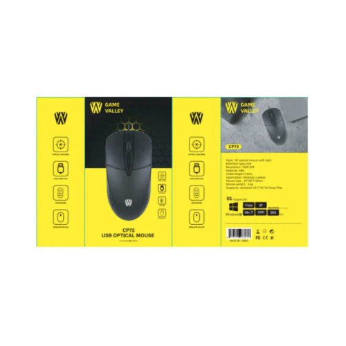JEDEL CP72 USB Wired Mouse