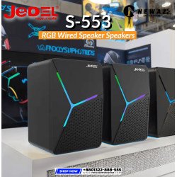 JEDEL S-553 RGB Wired Speaker Speakers