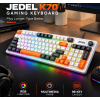 JEDEL K70 RGB Mechanical Keyboard With Knob
