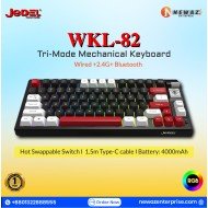 JEDEL WKL 82 Tri-Mode Mechanical Gaming Keyboard