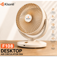 KISONLI F108 Desktop Air Circulator Fan