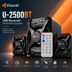 KISONLI U-2500BT USB Bluetooth Multimedia Speaker