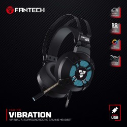  FANTECH HG11 PRO CAPTAIN 7.1 RGB Wired Gaming Headphone With Vibration