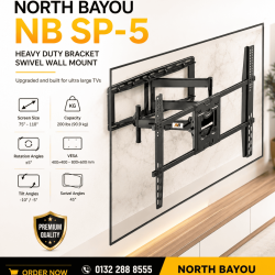 NORTH BAYOU NB SP-5 Heavy Duty Bracket Swivel Wall Mount