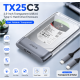 Orico TX25C3 2.5-inch Transparent USB3.0 Type-C Hard Drive Enclosure