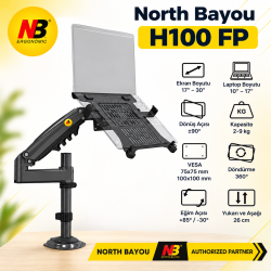 North Bayou H100 FP Swivel 22-35 inch Monitor Desk Mount