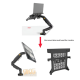 NORTH BAYOU F80-FP Adjustable Laptop Monitor Mount Bracket Stand Holder