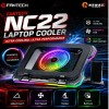 FANTECH NC22 RGB Notebook Cooler Laptop Cooling Pad