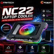 FANTECH NC22 RGB Notebook Cooler Laptop Cooling Pad