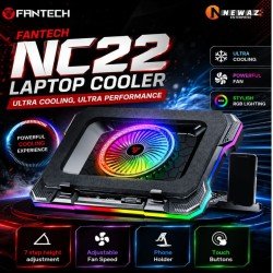 FANTECH NC22 RGB Notebook Cooler Laptop Cooling Pad