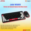 JEDEL WS681B Wireless And Bluetooth Mini Keyboard And Mouse Combo