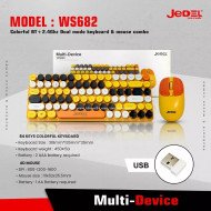 JEDEL WS682 Dual Mode Keyboard And Mouse Combo