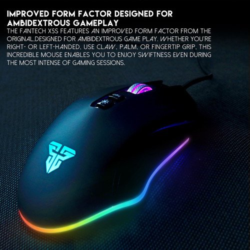FANTECH ZEUS X5S Macro Programmable Gaming Mouse