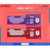 JEDEL WS737 3 in 1 Wireless Keyboard Mouse & Mouse Pad Combo 