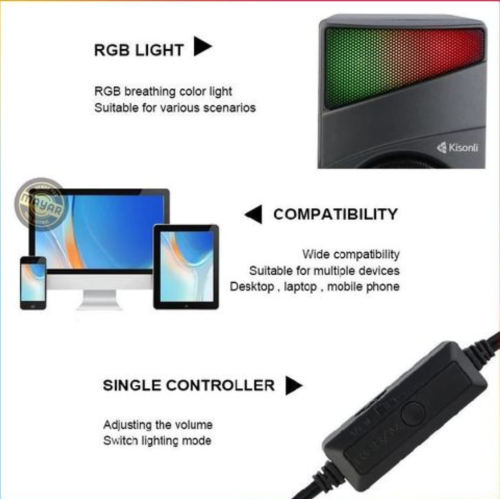 KISONLI X35 MINI RGB Multimedia Speaker