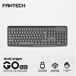FANTECH GO K211 USB Wired Keyboard With Bangla