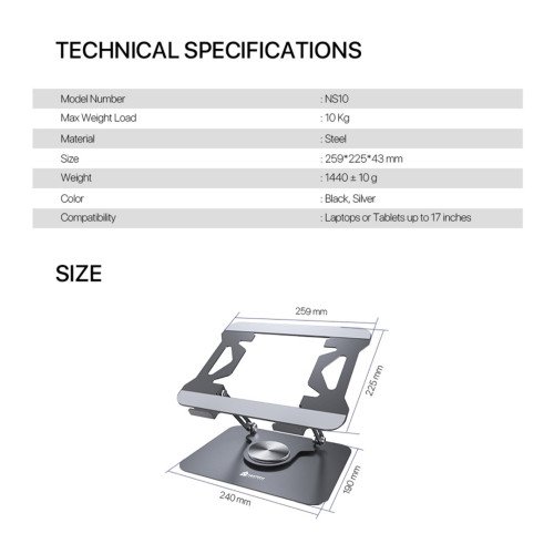 FANTECH NS10 Notebook Stand