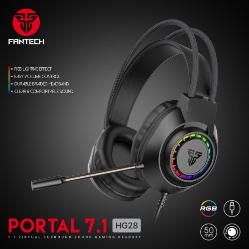 FANTECH PORTAL HG28 7.1 Virtual Gaming Headphone FANTECH PORTAL HG28 7.1 Virtual Gaming Headphone