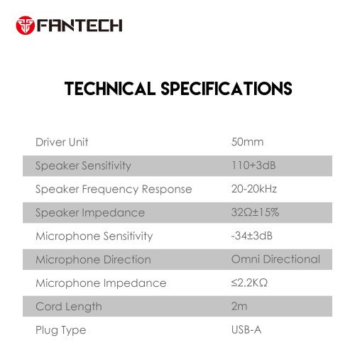 FANTECH PORTAL HG28 7.1 Virtual Gaming Headphone FANTECH PORTAL HG28 7.1 Virtual Gaming Headphone