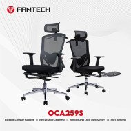 FANTECH OC-A259S OFFICE CHAIR (BLACK AND GREY)