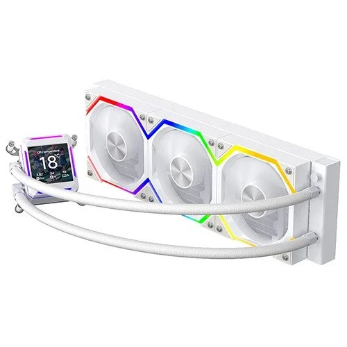 Water Cooler De Cpu Argb Astroshel V2g 360 Com Tela Lcd | Frete grátis
