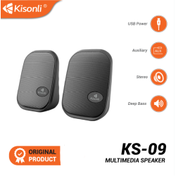 Kisonli KS-09 USB Multimedia Speaker For Laptop And Desktop